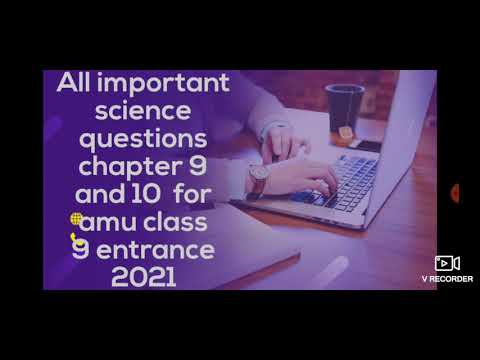 very very important questions science for amu class 9 entrance 2021