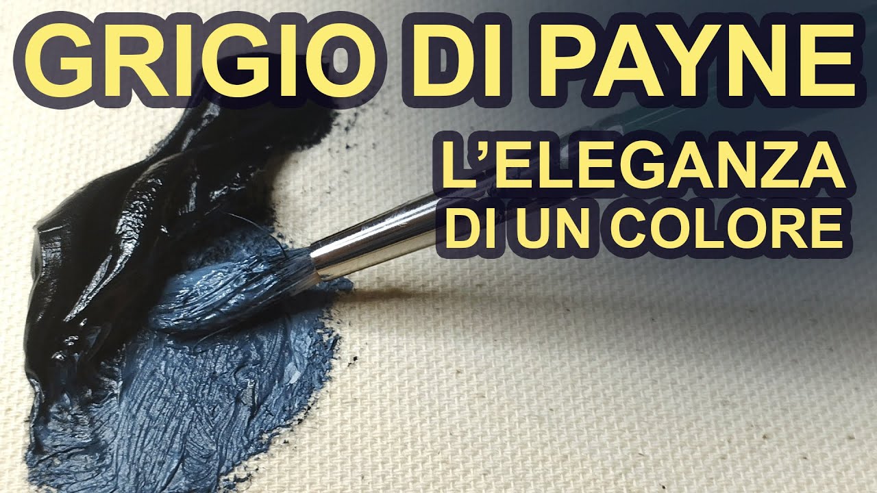 Fare il grigio di Payne con i colori a olio