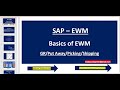 Sap ewm basics of ewm class 2  grput awaypickingshipping and other basics
