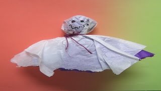 Colombina Decorada de Fantasma para Halloween 2- Candy decorated for Halloween