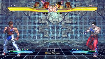 Street Fighter X Tekken:  foxcloud (Hwoarang-Cammy) vs. XRecreate (Kazuya-Guile)  HD