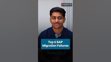 Top 5 SAP Migration Failures | ZaranTech #Shorts