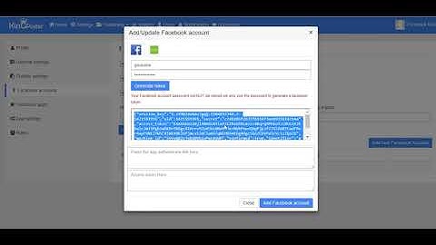 Kingposter - Adding Facebook Account - FB Inboxer