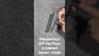 FIRST TIME IDPA - XD9 Tactical Springfield breakdown for cleaning.