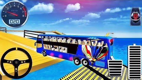 Mega Ramp Impossible Bus Stunt & Driving Simulator Game-3D Android Gameplay|