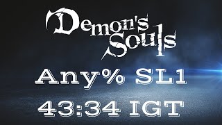 *Former WR* Demons Souls Remake - Any% SL1 Speedrun in 43:34 IGT (w\/ PS+ Warps)