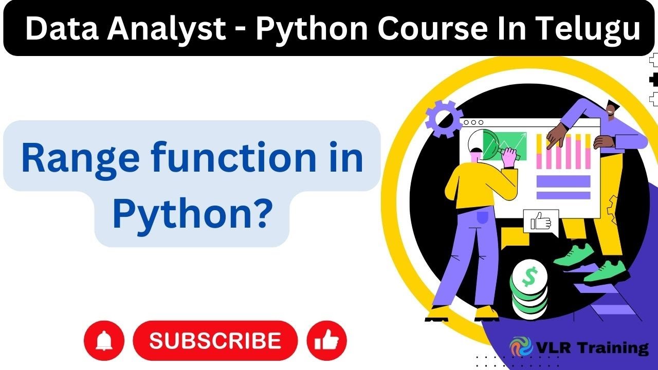 Range function in Python 18 Data Analyst training videos Telugu - YouTube