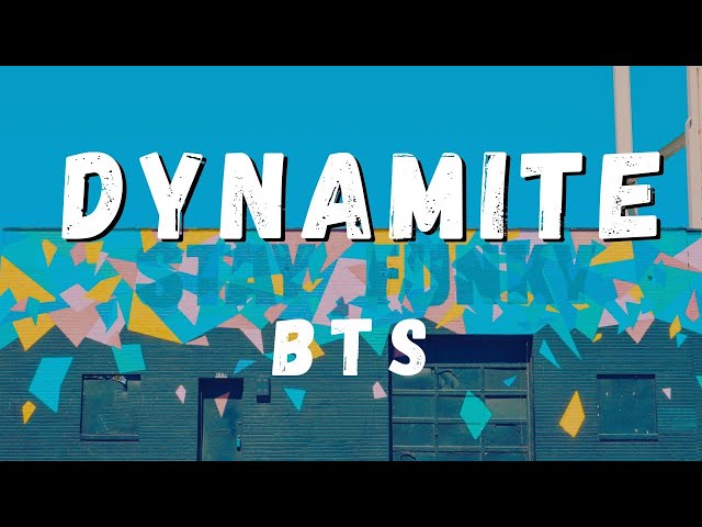 BTS - DYNAMITE 🧨 (Lyrical Video) class=