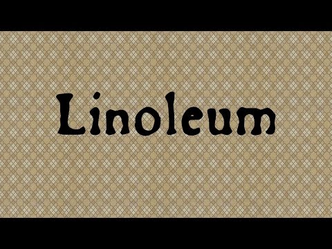 Linoleum: Word History Connections