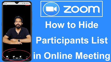 How to Hide Participants List on Zoom Meeting Webinar