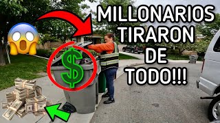 WOW! MILLONARIOS TIRARON TODO ESTO!Lo Que Tiran En USA??