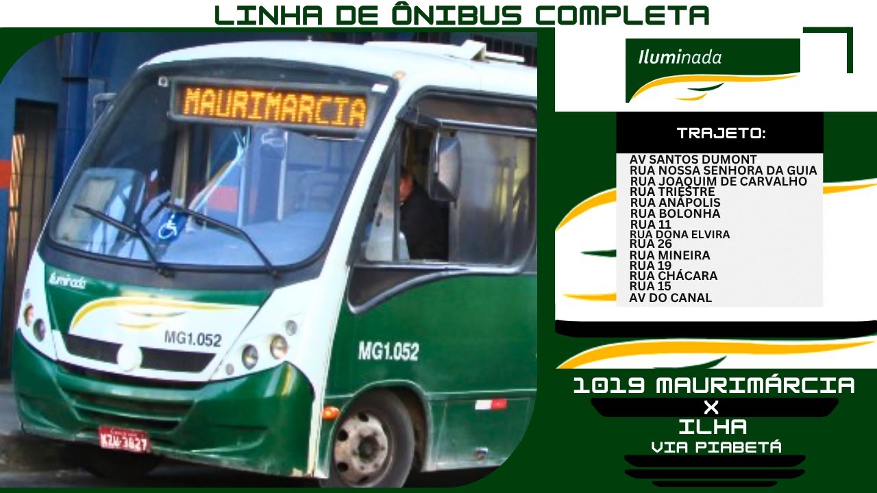 🚌💨 Rota:1019 - MAURIMÁRCIA x ILHA Via PIABETÁ | LINHA COMPLETA [PIABETÁ RJ]