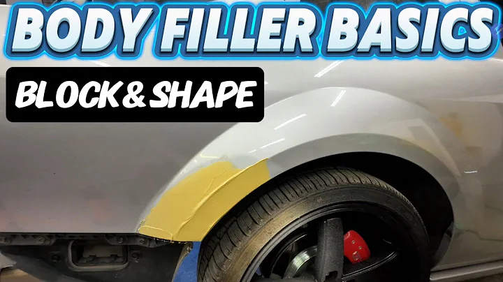 BODY FILLER BASICS: How to block and shape bondo/ bodyfiller tips and tricks