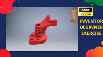 INVENTOR BEGINNER EXERCISE | INVENTOR TUTORIAL | TAMILCADTUTORIALS