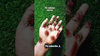 sfx makeup tutorial for beginner burn hand #viral short#makeup tutorial#sfxtutorial #fakehand