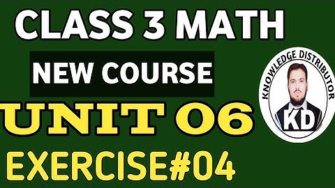 kpk new course math class 3 chapter 6 geomatry Exercise 4 | class 3 math kpk  text book chapter 6