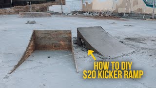 How To DIY Spot // $20 Kicker Ramp