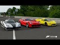 Forza 7 drag race ferrari 812 superfast maxed out vs koenigsegg one1 vs hennessey venom gt