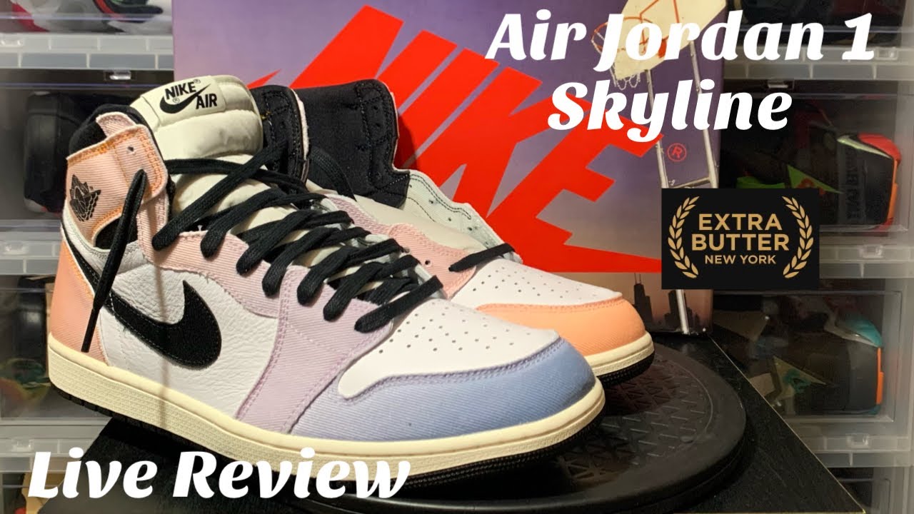 Air Jordan 1 Skyline Live Unboxing. Skyline Jordan 1 Review w/ McFly ...