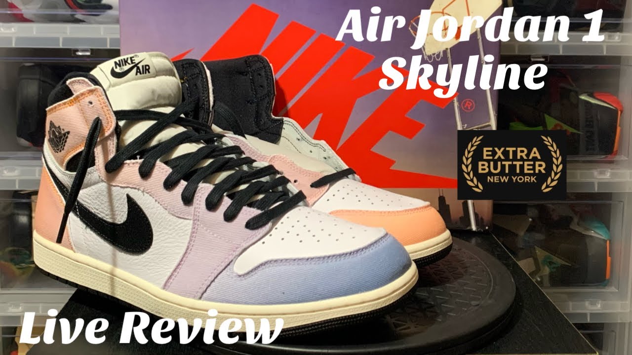 Jordan 1 Retro High OG Skyline On Foot Review 