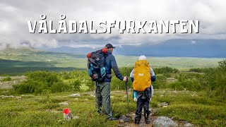 Fourday mountain hike in Jämtland during storm wind and rain [English subs]