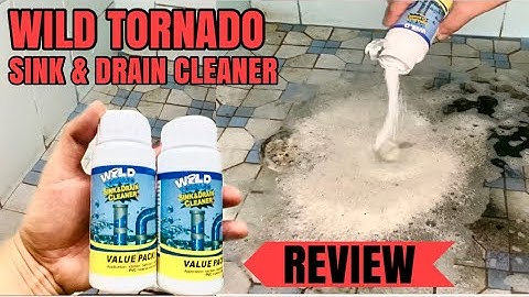 Unboxing WILD TORNADO SINK & DRAIN CLEANER + Product Testing | Real or Fake? | Review