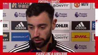 Bruno Fernandes Post Match Interview Man United vs Arsenal 3-2