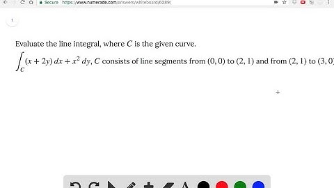 Evaluate the line integral, where C is the given curve. ∫_C (x+ 2y)   dx + x^2  …