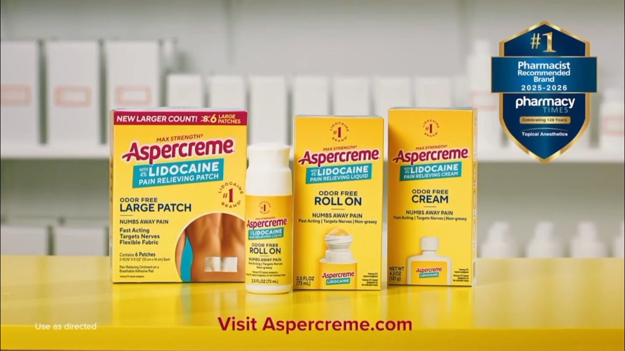 Aspercreme Commercial (2026, Logo Update)