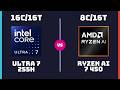 Intel Core Ultra 7 255H vs AMD Ryzen AI 7 450 – CPU Comparison