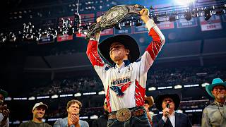 John Crimber Gets His Gold Buckle