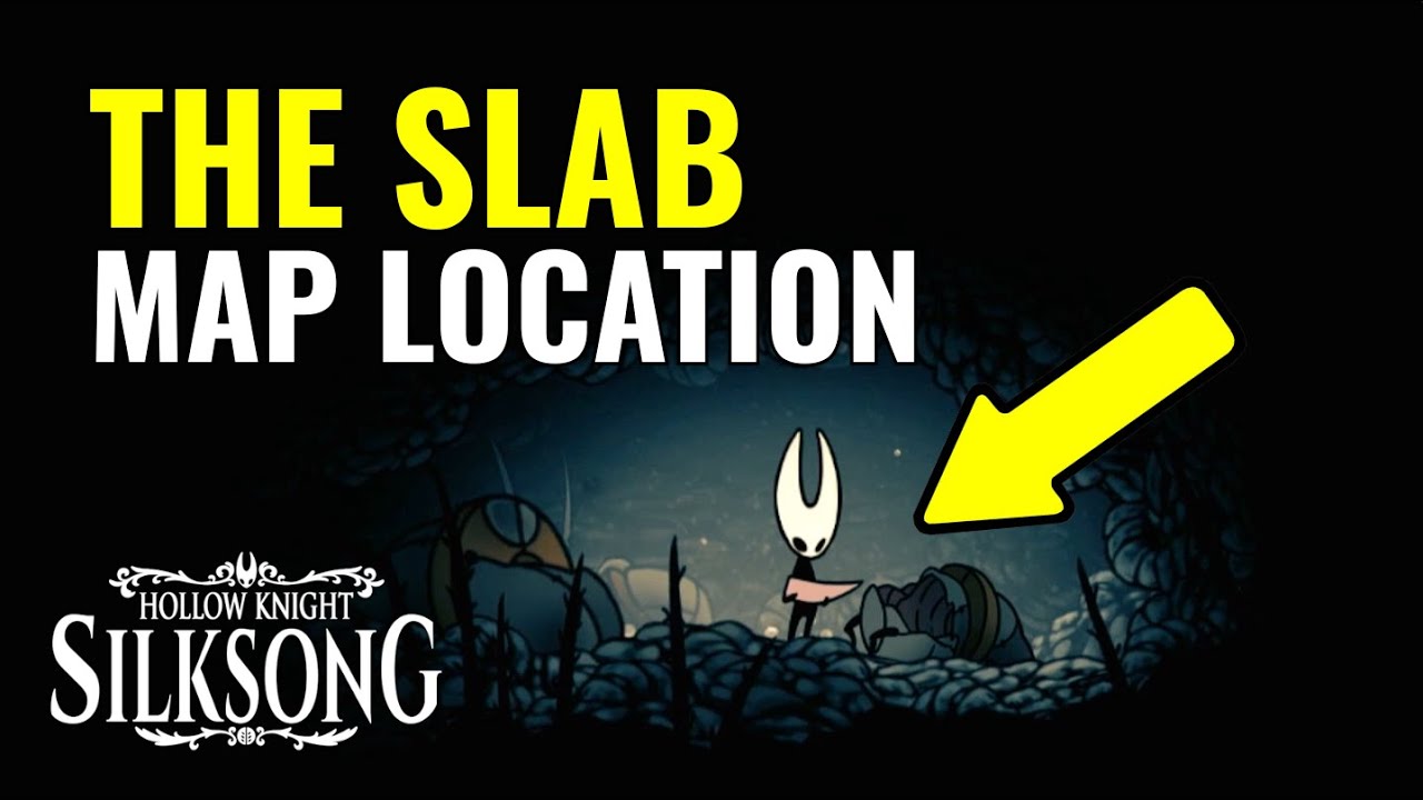 Hollow Knight Silksong | The Slab Map Location - YouTube