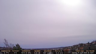 Timelapse Cam 1 - 11. april 2021