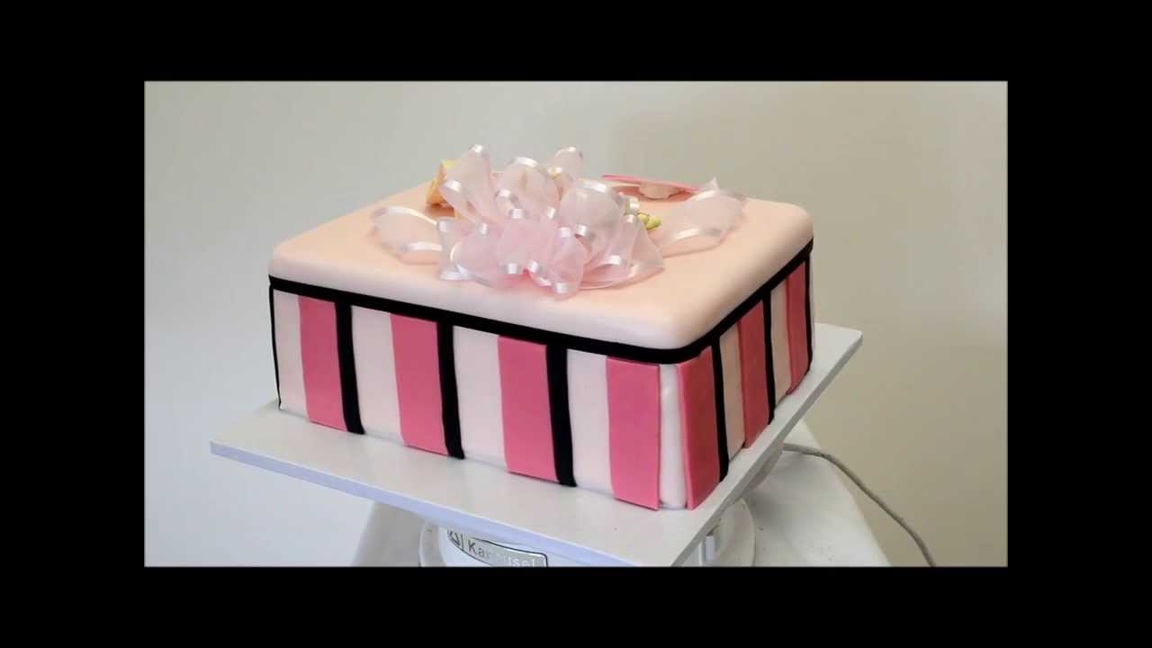 How To Make A Box Cake With Fondant How To Make A Box Cake With Fondant