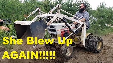 Working The Sears Suburban Loader & (She Blew Up Again!!!)