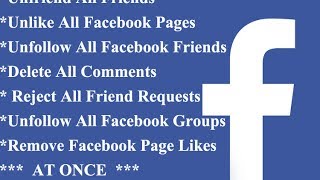Unfriend All Facebook Friends At Once screenshot 4
