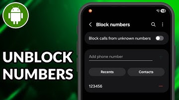How To Unblock A Number On Android