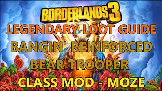 Bangin' Reinforced Bear Trooper | Legendary Moze Class Mod | Borderlands 3 Bangin' Reinforced Bear Trooper | Legendary Moze Class Mod | Borderlands 3