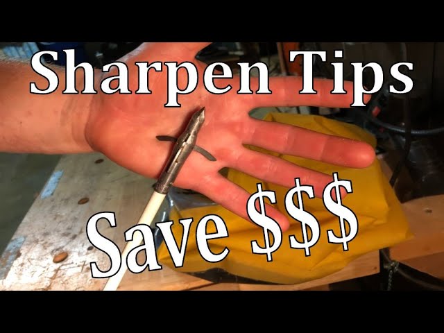 How to Sharpen Bowfishing Arrow Points 