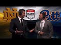 Notre Dame VS Pitt Team Entrances 11/15/2025