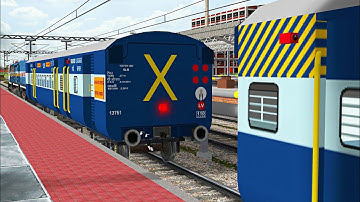 Ahmedabad - Agra Superfast Express || Departing From Ahmedabad Junction || MSTS Open Rails