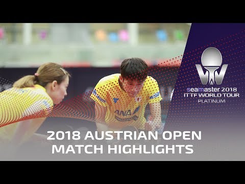 Xu Xin/Liu Shiwen vs Maharu Yoshimura/Kasumi Ishikawa | 2018 ITTF Austrian Open Highlights (1/4)