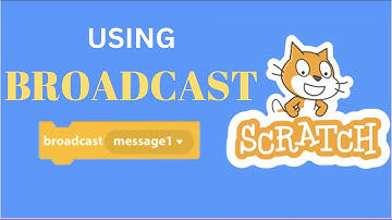 How to use a broadcast message in Scratch