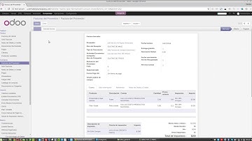 Odoo ERP : Crear Pedido de Compra desde Factura Automatizado