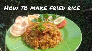 Cara membuat nasi goreng dalam bahasa Inggris dan Terjemahannya ❤️