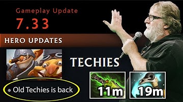 Hey Valve! Bring Back Old Techies in 7.33 or NOT? - Or I will Keep do this in 7K MMR!!