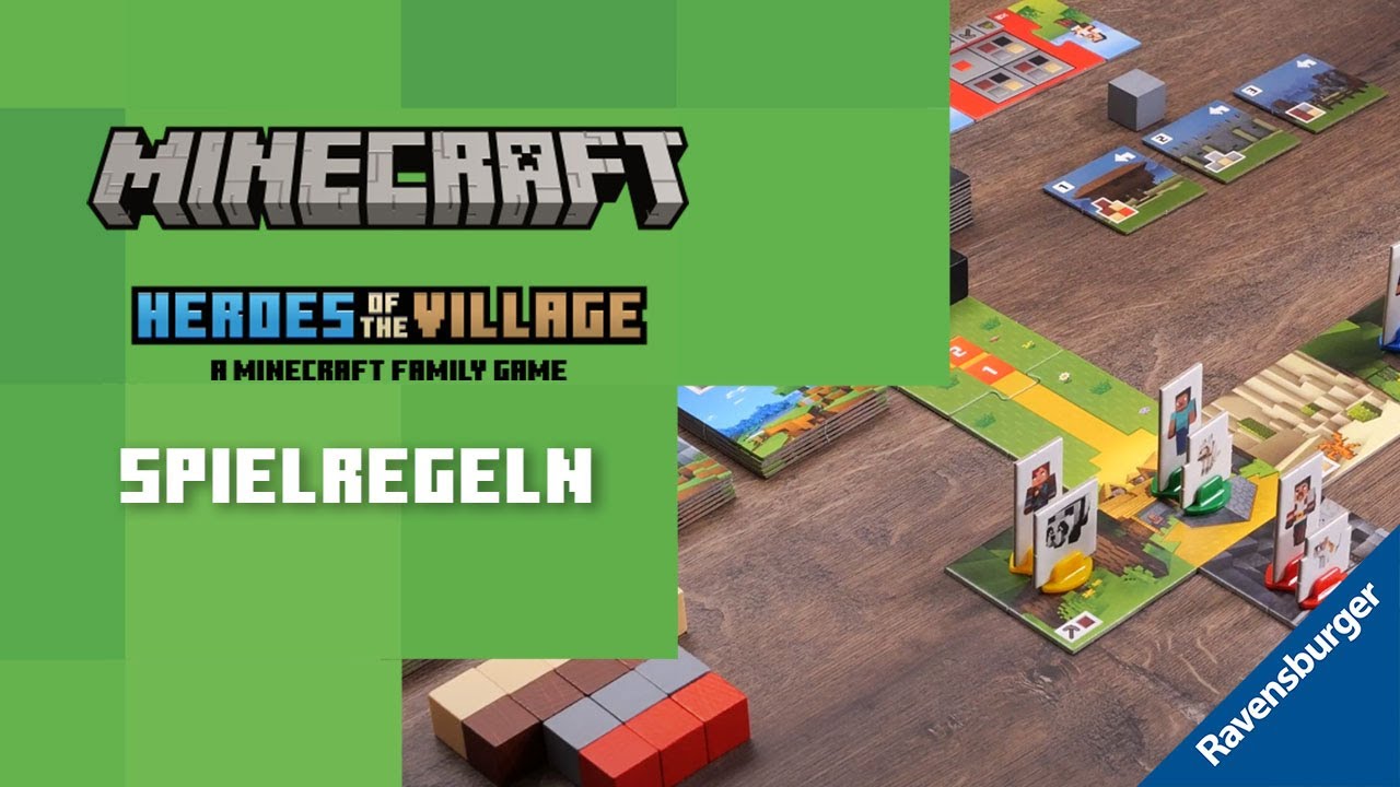 Ravensburger - Minecraft Heroes of the Village I Spielregeln 🏹🧱🏠 -  YouTube