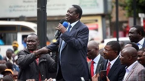 Post-analysis of Kenya police response to Raila Odinga
