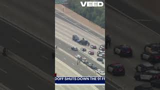 High-Stakes Standoff: 91 Freeway Shutdown in Anaheim