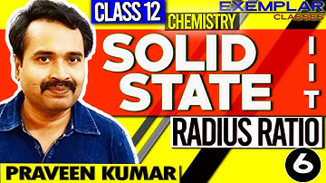Radius Ratio Rule derivation|Solid State Chemistry Class 12